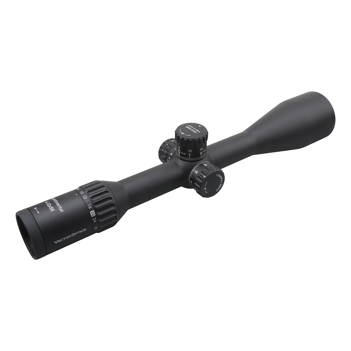 Torrette con zero stop del Vector Optics Continental x8 4-32x56 ED