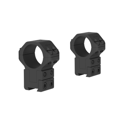 Anelli Vector Optics X-ACCU da 25,4 mm dovetail ad altezza regolabile