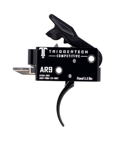 TriggerTech AR-9 Competitive grilletto curvo nero