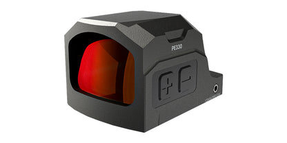 Red dot chiuso AiMWIN PE330, vista di tre quarti