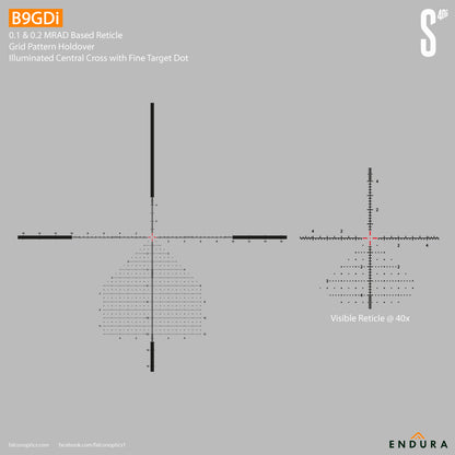 Falcon Optics Endura S40i - schema reticolo