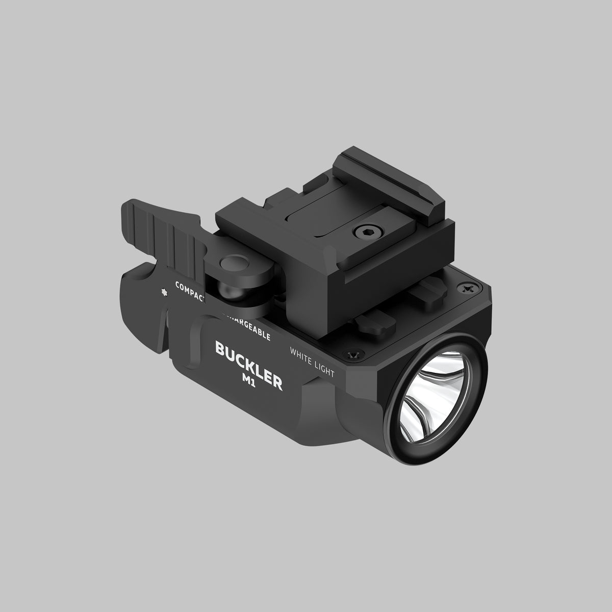 Armytek Buckler M1 torcia per pistola, vista laterale