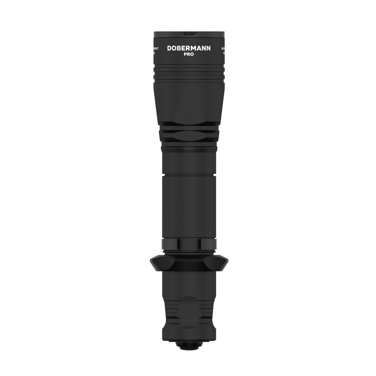 Armytek Dobermann Pro Magnet USB, vista frontale della testa