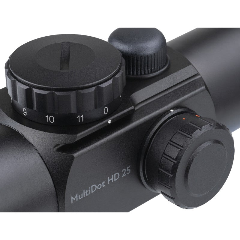 Delta Optical MultiDot HD 25 - dettaglio torrette e selettore
