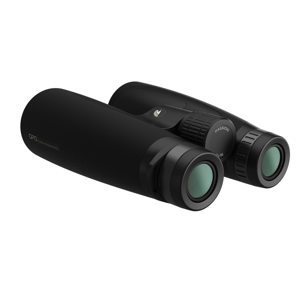 GPO Passion ED 8x56 nero, vista di tre quarti