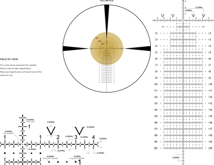 Leupold Cannocchiale Mark 5HD 3,6-18x44 M5C3 FFP CCH Tubo da 35 mm – reticolo CCH FFP