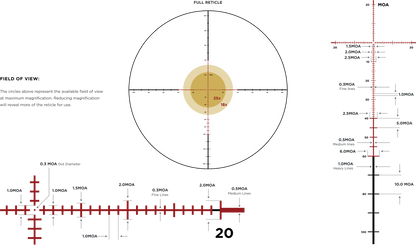 Leupold Cannocchiale Mark 4HD 4,5-18x52 M1C3 FFP PR1-MOA Illuminato Tubo da 34 mm – reticolo PR1-MOA illuminato FFP