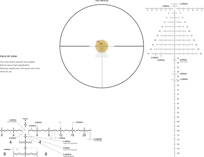 Leupold Cannocchiale Mark 4HD 8-32x56 M1C3 FFP PR2-MOA Tubo da 34 mm – reticolo PR2-MOA FFP