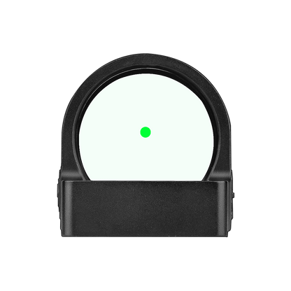 Cyelee Chameleon G-SRS8 reticolo punto verde 8 MOA visto dal tiratore