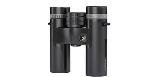 Binocolo GPO Passion SD 10x26 nero, vista frontale