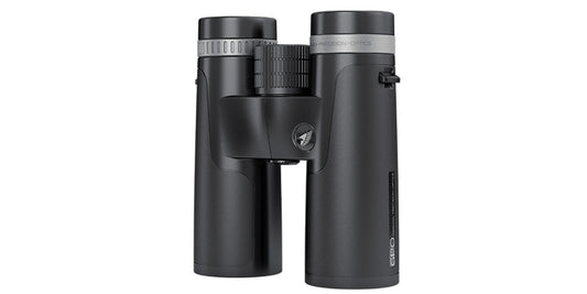 Binocolo GPO Passion SD 8x42 nero, vista frontale