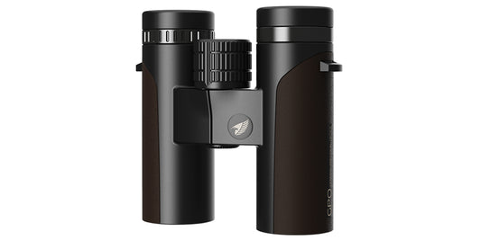 Binocolo GPO Passion ED 8x32 marrone, vista frontale