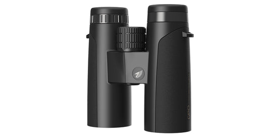 Binocolo GPO Passion ED 8x42 nero, vista frontale