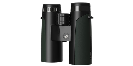 Binocolo GPO Passion ED 10x42 verde, vista frontale