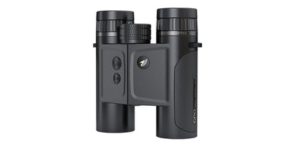 Binocolo con telemetro GPO Rangeguide 3000 8x32 nero, vista frontale