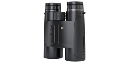 Binocolo con telemetro GPO Rangeguide 2800 8x50 nero, vista frontale
