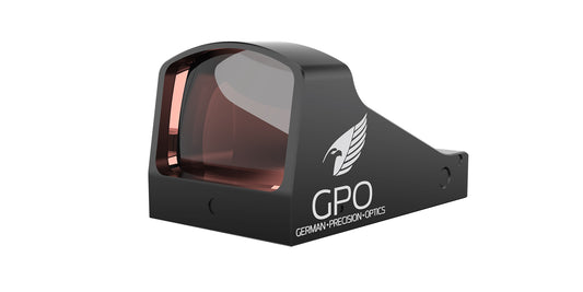 Red dot per pistola GPO Spectra Pistol Dot 3 MOA, vista laterale