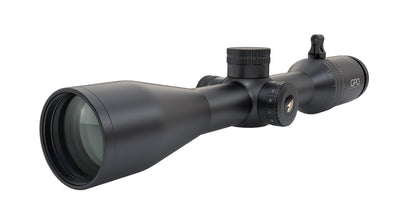 Cannocchiale GPO Spectra 6x 2-12x44i BRWi, vista di tre quarti anteriore