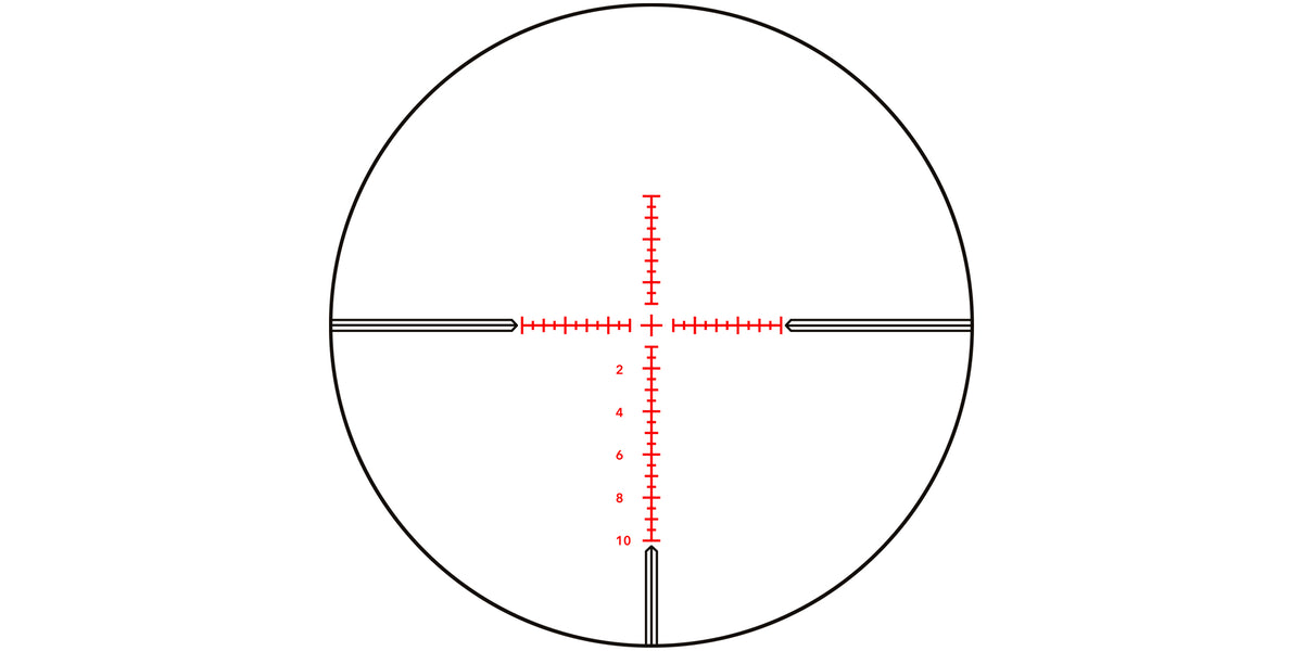 Reticolo illuminato LR Pro del cannocchiale GPO Spectra 6x 4,5-27x50i
