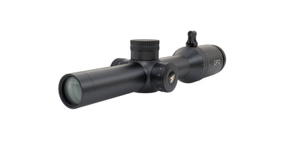 Cannocchiale GPO Spectra 6x 1-6x24i G3i Drive, vista di tre quarti anteriore
