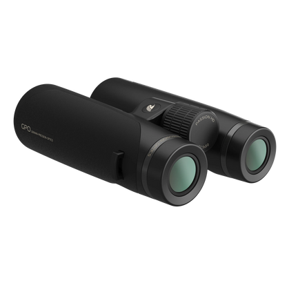 GPO Passion HD 12,5x50 nero, vista di tre quarti