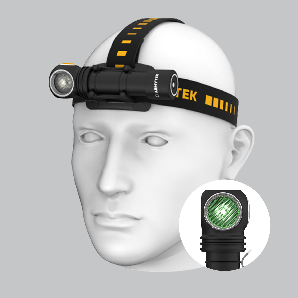 Armytek Wizard C2 WG Magnet USB sul supporto frontale