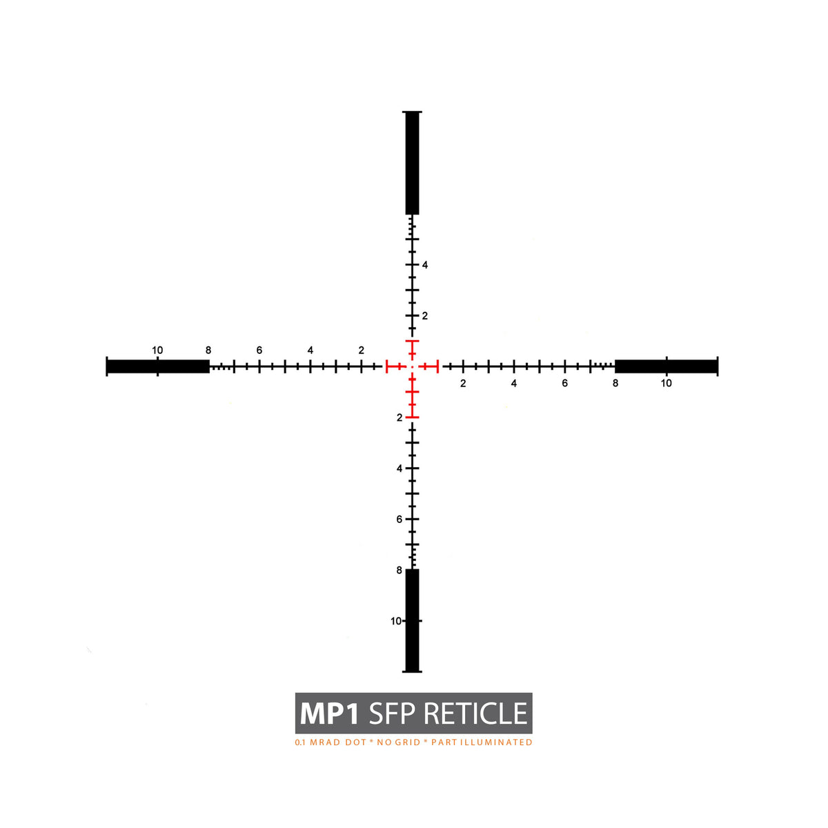 Falcon Optics Endura S10i+ - reticolo MP1