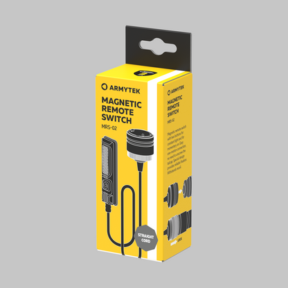 Armytek MRS-02 switch remoto magnetico, dettaglio dei pulsanti