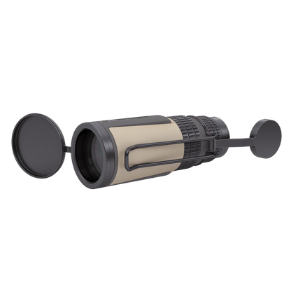 GPO TAC Mono 10x42 HD, vista anteriore di tre quarti
