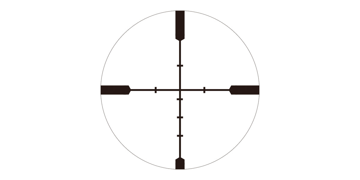 Reticolo balistico BCR del cannocchiale Optisan HX 4-12x40