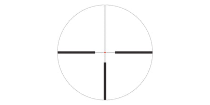 Reticolo illuminato G4Ai10 tipo German No.4 del cannocchiale Optisan EVE 2,5-10x50i