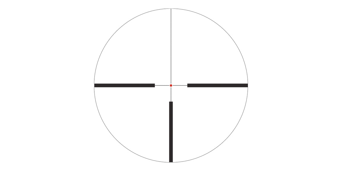 Reticolo illuminato G4Ai12 tipo German No.4 del cannocchiale Optisan EVE 3-12x56i