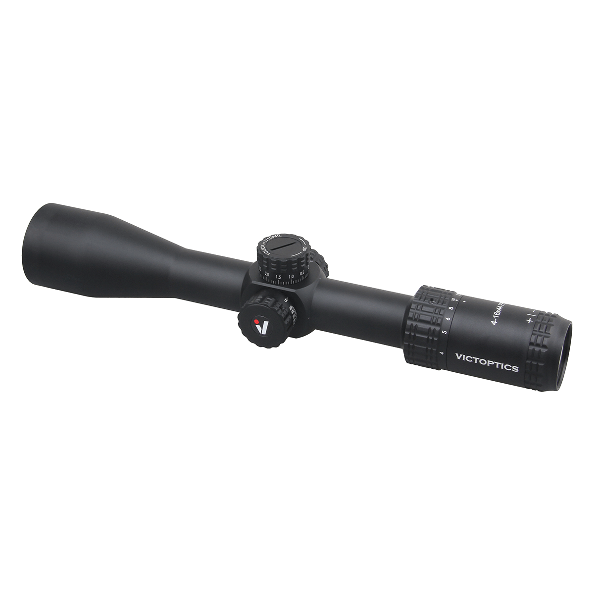 Cannocchiale VictOptics S4 4-16x44 FFP visto di lato