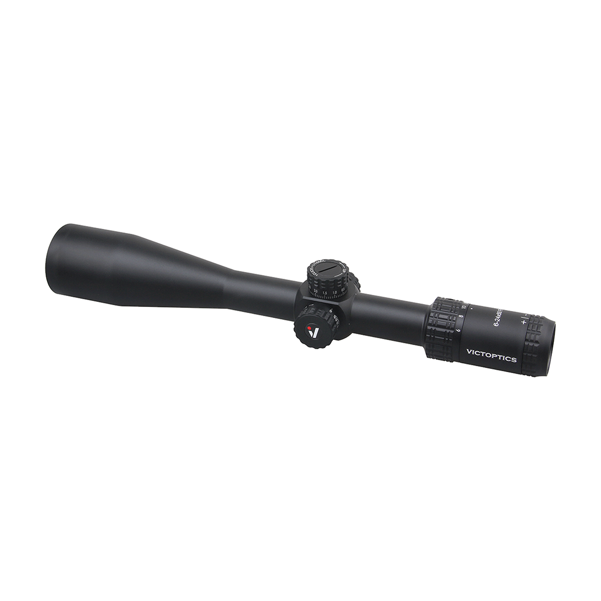 Cannocchiale VictOptics S4 6-24x50 FFP visto di lato