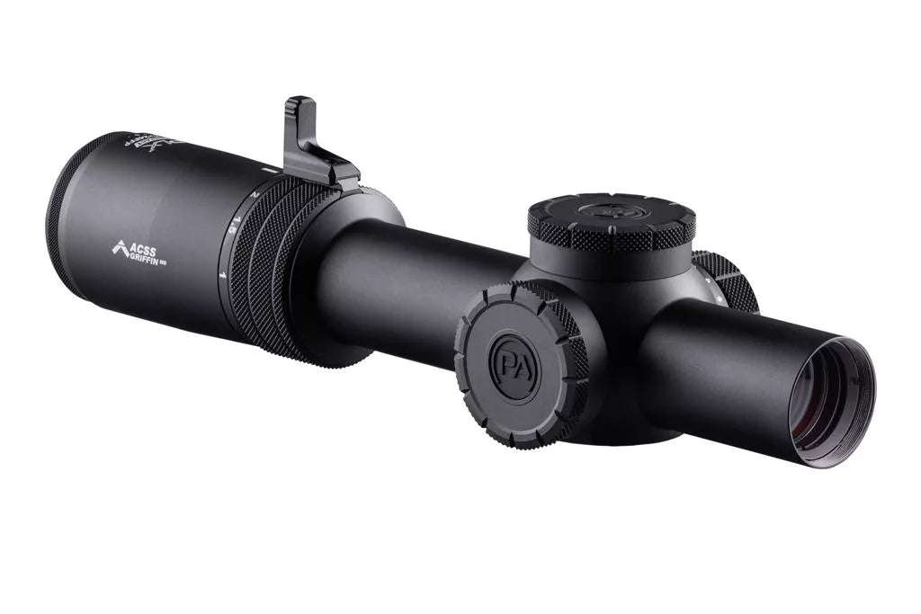 Primary Arms Compact PLxC 1-8x24 FFP nero - vista laterale