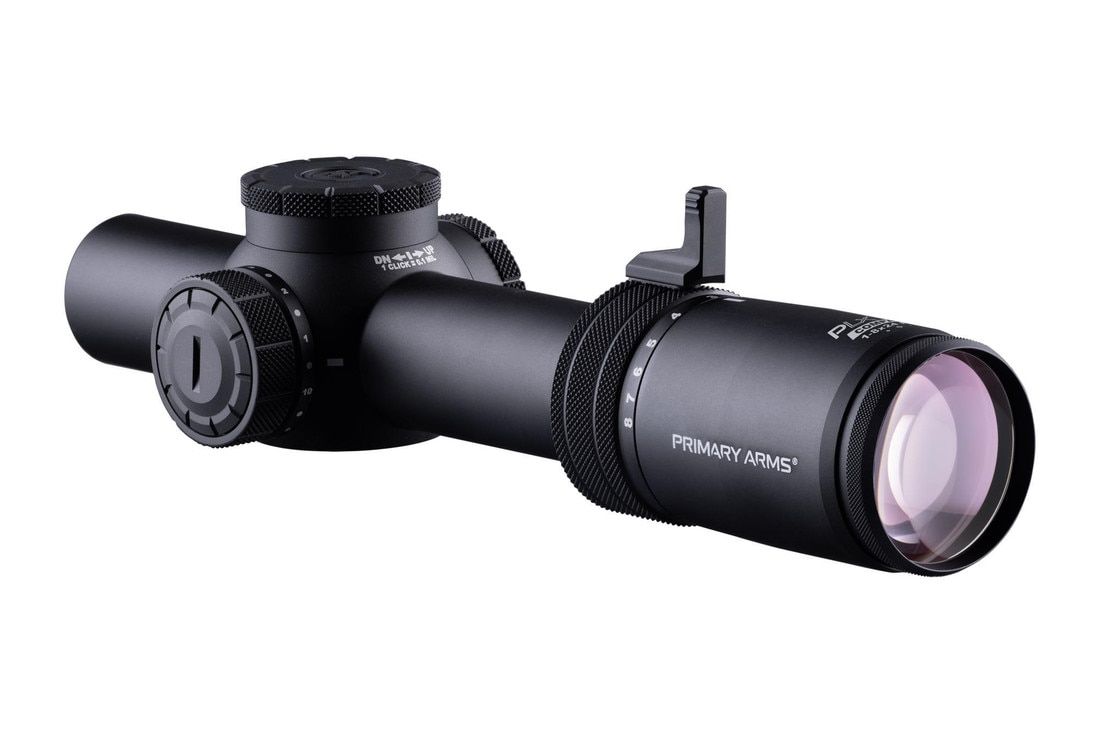 Primary Arms Compact PLxC 1-8x24mm FFP RDB Rifle Scope ACSS Griffin MIL G2 - vista laterale