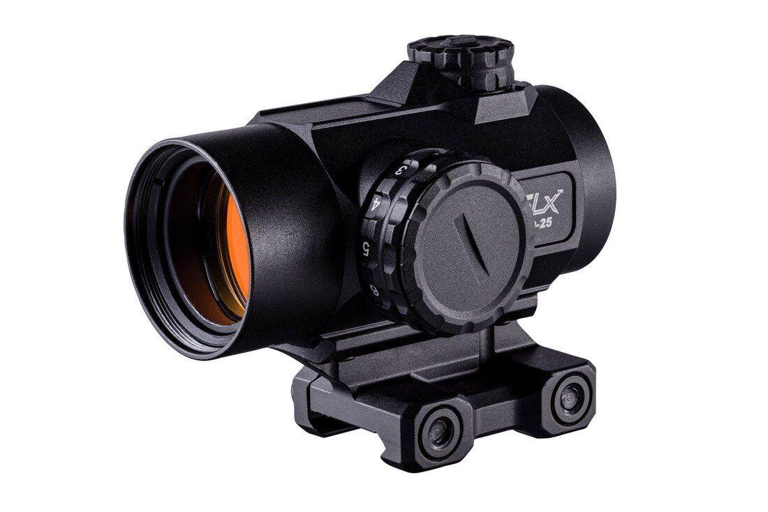 Primary Arms SLx MD-25 Gen 2 2 MOA - vista laterale con montatura
