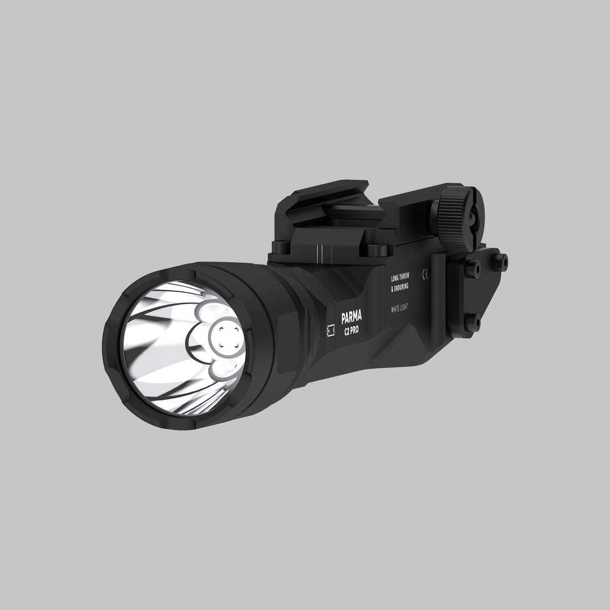 Armytek Parma C2 Pro torcia da arma, vista laterale
