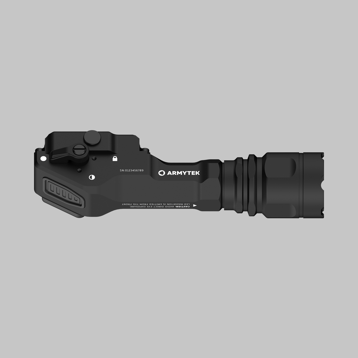 Armytek Parma C2 Pro torcia da arma, vista frontale