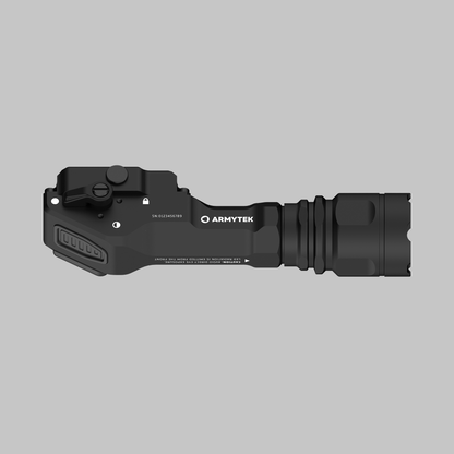 Armytek Parma C2 Pro torcia da arma, vista frontale
