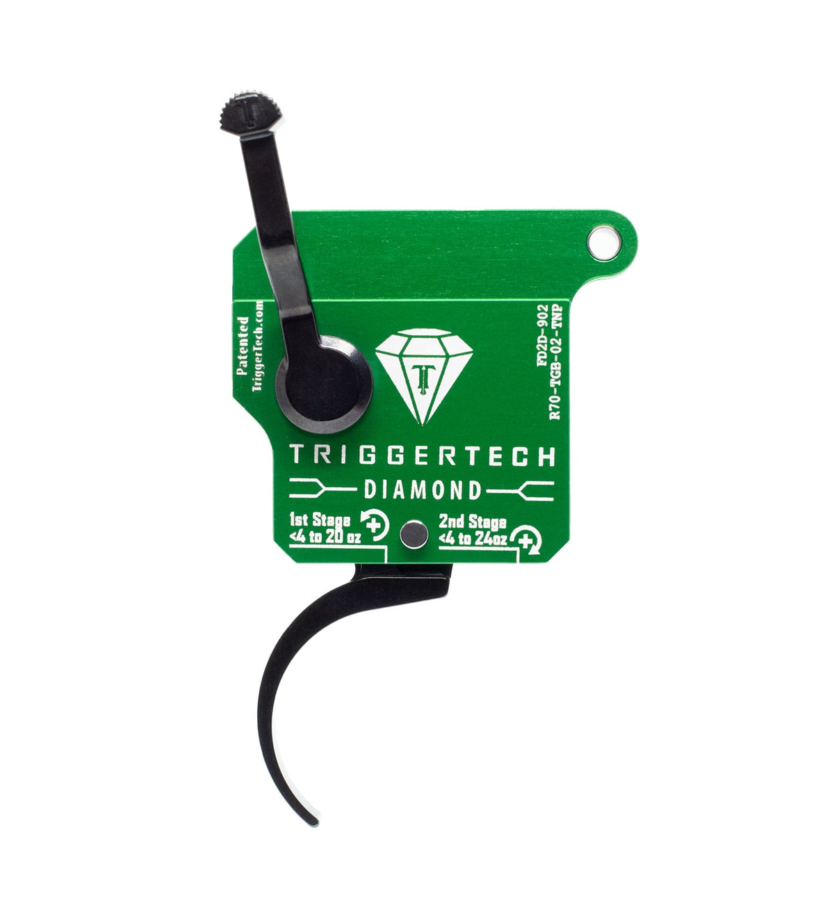 TriggerTech Diamond due stadi Remington 700 grilletto Pro Curved