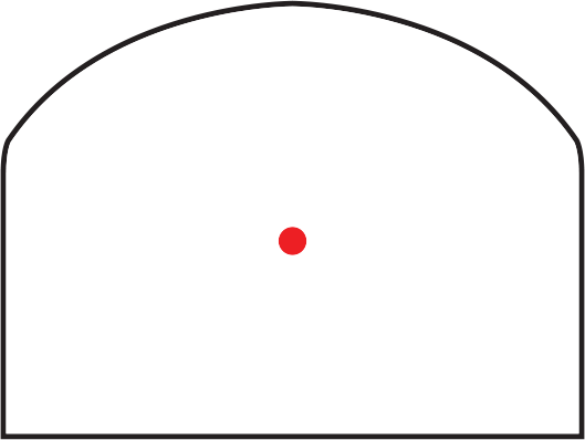 Trijicon Red Dot RMR Type 2 3,25 MOA LED Automatico Nero RM01 – reticolo punto rosso 3,25 MOA