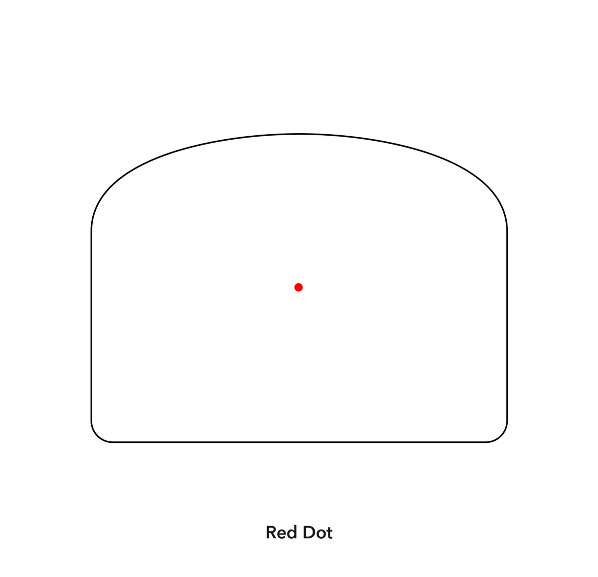 Reticolo a punto rosso da 3 MOA del GPO Spectra Pistol Dot
