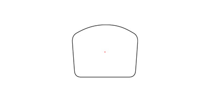 Reticolo punto rosso 3 MOA del red dot Swampfox Liberty II