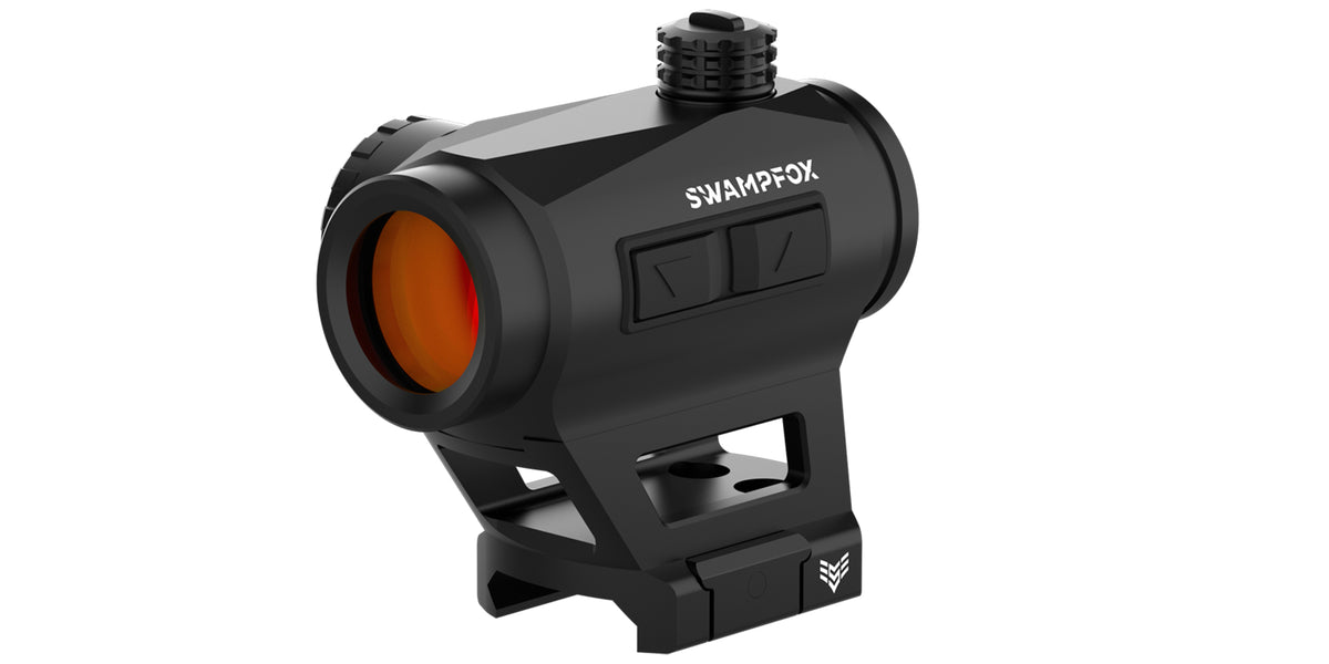 Red dot Swampfox Liberator II 1x22 Multi-Reticle su attacco Picatinny
