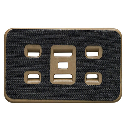 Streamlight Sidewinder Stalk Arc Rail Mount Adapter Plate - lato con interfaccia hook and loop