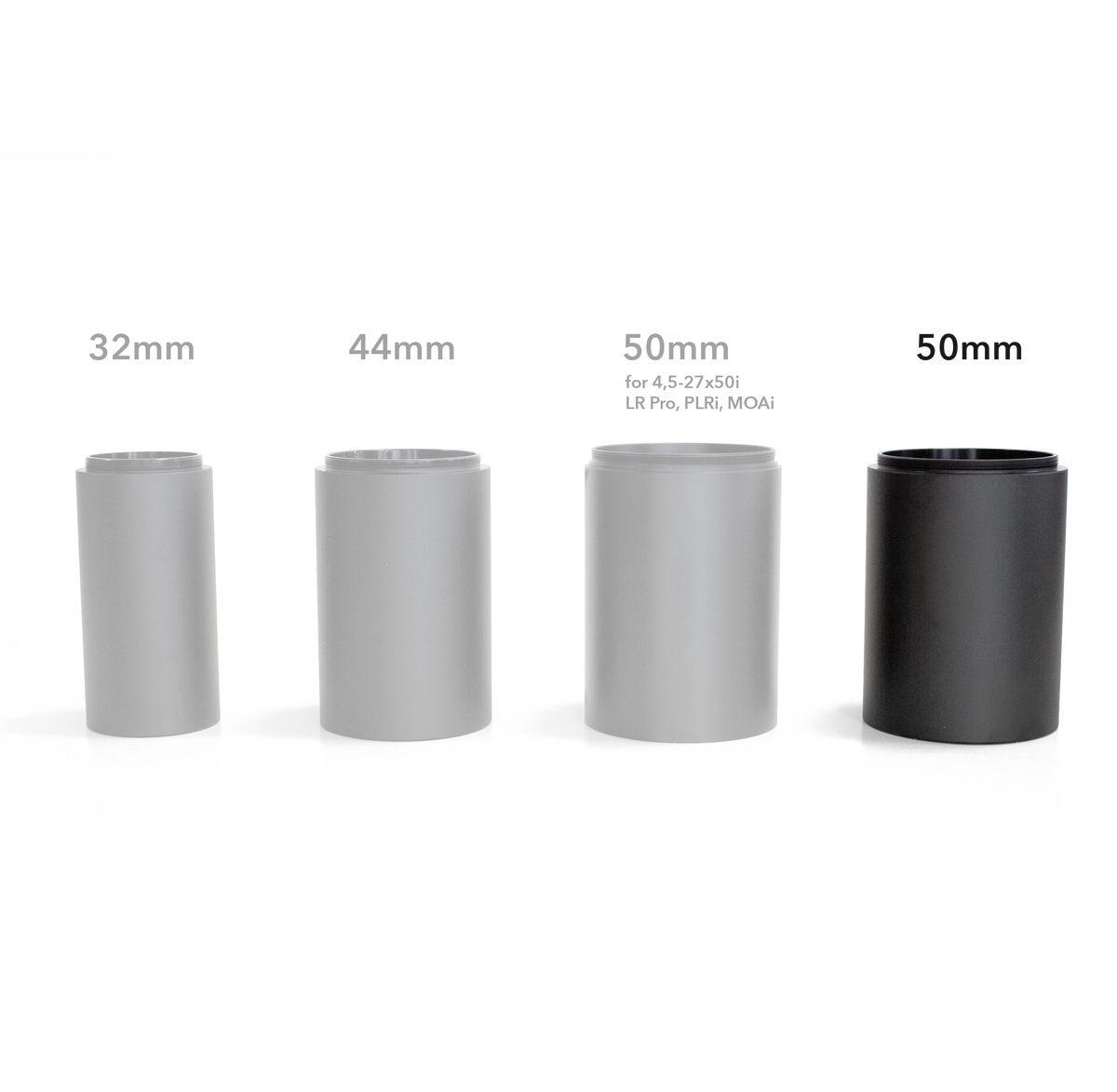 Paraluce GPO da 50 mm per Spectra 7,5x50i, 4-16x50i, 2-12x50i e 2-16x50i evidenziato nella gamma