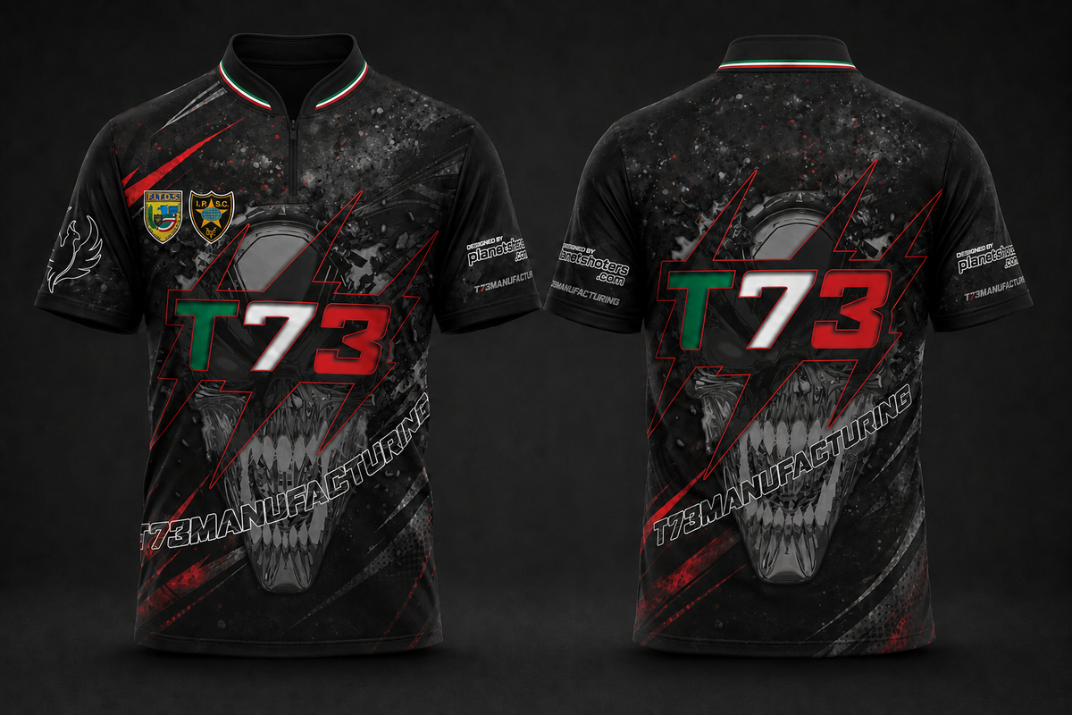 Mockup 3D di maglia da tiro personalizzata T73 con zip