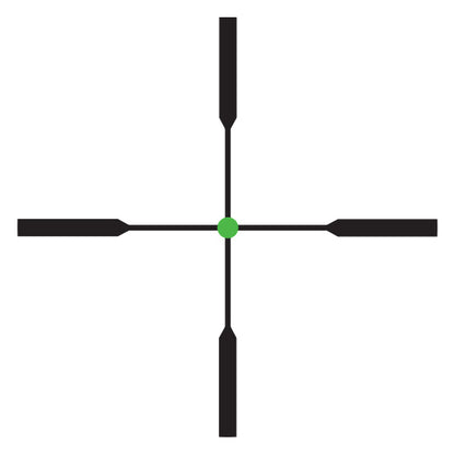Trijicon AccuPoint 3-9x40 céltávcső, Duplex zöld, 1″-os tubus, TR20-1G, 5/5. kép