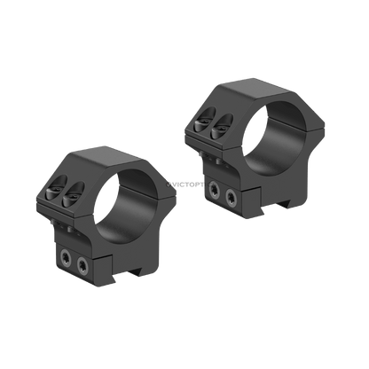 Dettaglio delle viti degli anelli VictOptics da 25,4 mm bassi